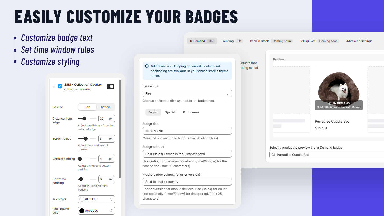 SSM: Dynamic Product Badges screenshot 3